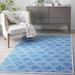 Well Woven Moroccan Trellis 7 7 x 9 10 Area Rug Blue