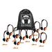 Hamilton Electronics & Buhl Industries Sack-O-Phones-10 HA2 Headphones in Carry Bag Orange