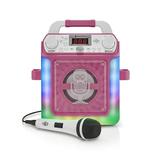 The Singing Machine Groove Mini Karaoke Pink