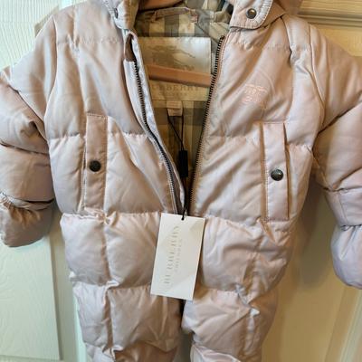 Burberry Jackets & Coats | Burberry Baby Snowsuit Nwt | Color: Pink | Size: 6mb