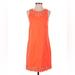 J. Crew Dresses | J Crew Bright Orange Lace Cut Out Tank Dress. Beautiful Scallops, Color Pops! | Color: Orange | Size: 2