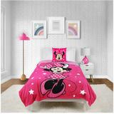 Disney Bedding | Jay Franco Character Pillow & Throw Set, Minnie Mouse | Color: Pink | Size: 59” X 78”