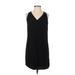 Old Navy Casual Dress - Shift V Neck Sleeveless: Black Print Dresses - Women's Size Small
