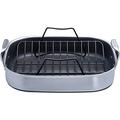 HexClad Hybrid Nonstick XL Roasting Pan with Rack, Dishwasher and Large Oven Friendly, Compatible with All Cooktops