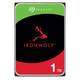 Seagate IronWolf 1 TB interne Festplatte NAS HDD, 3.5 Zoll, 5400 U/Min, CMR, 64 MB Cache, SATA 6 GB/s, silber, FFP, inkl. 3 Jahre Rescue Service, Modellnr.: ST1000VN008