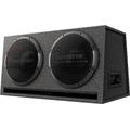 Pioneer TS-WX1220AH Aktivsubwoofer, leistungsstarker Gehäuse Subwoofer mit 3000 W Maximalleistung, 2x 30 cm Subwoofer in MDF Gehäuse, IMPP Membran, schwarz, Eingangsnennleistung 1200 W