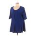 JunaRose Casual Dress - DropWaist: Blue Dresses - Women's Size Medium Plus