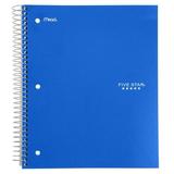 Five Star Spiral Notebook 3 Subject College Ruled Paper 150 Sheets 10-1/2 x 8 Sheet Size Royal Blue (72569)