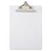 Saunders Recycled Plastic Clipboard with Ruler Edge 1 Clip Capacity Holds 8.5 x 11 Sheets Clear