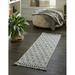 Rugs.com Arlo Collection Rug â€“ 6 Ft Runner Charcoal Medium Rug Perfect For Hallways Entryways