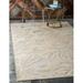 Unique Loom Outdoor Botanical Collection Area Rug - Jacksonville (7 1 x 10 Rectangle Beige/Light Brown)