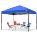 ABCCANOPY 10 ft x 10 ft Easy Pop up Outdoor Sturdy and Durable Canopy Tent Blue
