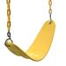 Swing-N-Slide Heavy Duty Yellow Swing Seat with Yellow Coated Chains Swing Set Swing for Kids with 250 Pound Weight Limit