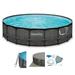 Summer Waves Elite 20ft x 48in Above Ground Frame Swimming Pool Set w/ Pump