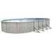 Lake Effect Pools Meadows Reprieve 18 x 33 x 52 Oval Resin Protected Steel Above Ground Swimming Pool