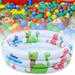 Mgaxyff Baby Little Pump Pool Printing Dinosaur Mini pool Round Inflatable Baby Toddlers Swimming Pool Portable Inflatable Children Little Pump Cartoon Dinosaur Pool Indoor Outdoor for Kids Girl Bo