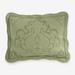 Amelia Sham by BrylaneHome in Sage (Size KING) Pillow