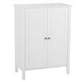 Kitchen Pantry Storage Cabinet Bathroom Storage Floor Cabinet with Doors and Adjustable Shelf White Sideboard Porch Cabinet Cupboard for Kitchen Living Room Bedroom Dining Room Garage Entryway