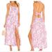 Free People Dresses | Free People Nwt Perfect Summer Linen Sun Dress In Floral Pink Combo, Xs | Color: Pink/White | Size: Xs