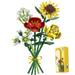 Flower Bouquet Building Kit Artificial Flowers Building Blocks Set 532Pcs Botanical Collection Home Decorations STEM Toy Gift For Adults Kids