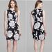 Kate Spade Dresses | Nwt Kate Spade New York Aires Rose Sheath Dress, Sz 8 | Color: Black/White | Size: 8