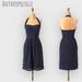 Anthropologie Dresses | Anthropologie By Girls From Savoy Eyelet Branch Halter A Line Dress Size 6 | Color: Blue | Size: 6
