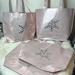 Pink Victoria's Secret Bags | (4) Victoria’s Secret Pink Snowflake Vs Logo Reusable Gift Bags, Shopping Bags | Color: Pink/Silver | Size: Os