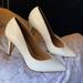 Jessica Simpson Shoes | Jessica Simpson Ivory Textured Heels Like New Loumira 7 1/2 Or 7.5 | Color: Red | Size: 7.5