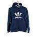 Adidas Sweaters | Adidas Adult Trefoil Logo Hoodie Mens Womens Size S Kanga Pocket Blue | Color: Blue/White | Size: S