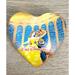 Disney Other | Arribas Brothers Disney World Beauty & The Beast Heart Shaped Paper Weight | Color: Blue/Yellow | Size: Os