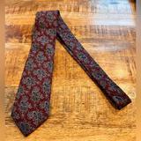 Burberry Accessories | Burberrys Of London Burberry Paisley Silk Tie | Color: Red | Size: Os