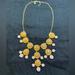 J. Crew Jewelry | J Crew Statement Bib Necklace | Color: Pink/Tan | Size: Os