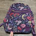 Lularoe Bags | Beautiful Purple Floral Print Backpack | Color: Gold/Purple | Size: Os