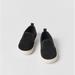 Zara Shoes | Brand New Zara Bay Black Suede Leather Sneakers Kids Ref 6405/130 | Color: Black | Size: Various