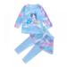 GYRATEDREAM Toddler Girls Swimsuit Two Piece Tankini UPF 50+ Rash Guard Set Bathing Suit Beach Swim Dress 1-8 Years