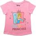 Disney Princess Cinderella Girl s Birthday Blouse Tee Shirt Scoop Neck Pink Size 2T