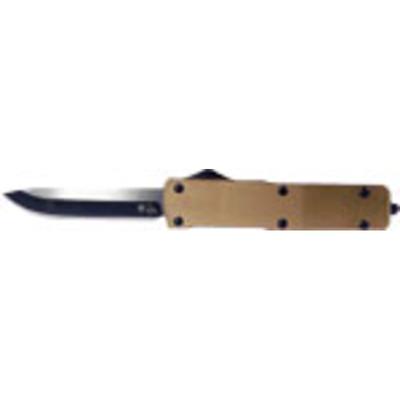Templar Knife Premium Lightweight Small Anodized Bronze OTF Knife 3in Aluminum Drop Black D2 SA-AB-32-1