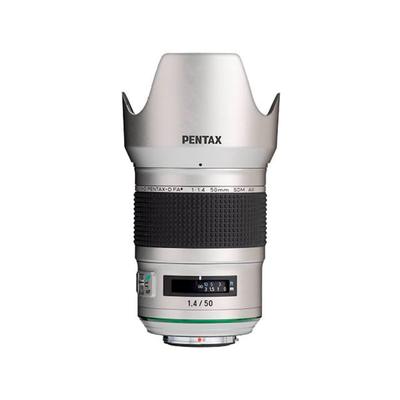 Pentax HD-D FA 50mm F1.4 SDM AW Edition Lens Silve...