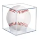 Vitrine de baseball carrée protégée contre les UV cube de baseball porte-balle boîtes en