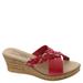 Tuscany by Easy Street Gessica - Womens 7 Red Sandal W