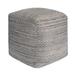 Canvello Galaxy Pouf Ottoman - grey - 18" X 18" X 18"