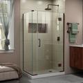 Dreamline Unidoor-X 39-1/2 Inch W x 34-3/8 Inch D x 72 Inch H Frameless Hinged Shower Enclosure E12706534-06