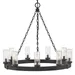 Hinkley Sawyer Outdoor Chandelier - 29208BK