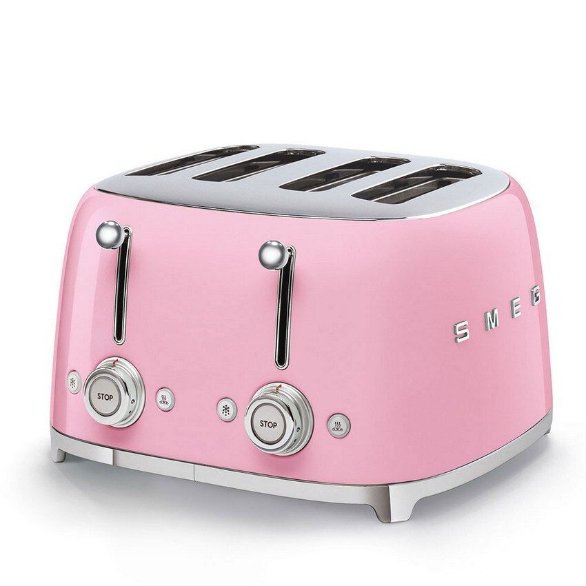 Smeg TSF03PKEU Toaster 4 Scheibe(n) 2000 W Pink Image