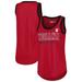 Women's G-III 4Her by Carl Banks Crimson Indiana Hoosiers Clubhouse Slub Tank Top