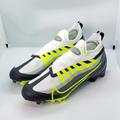 Nike Shoes | New Nike Vapor Edge Elite 360 Flyknit Men's Football Cleat Sz 8 Black Wht Volt | Color: Black/Gray | Size: 8