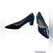 Kate Spade Shoes | Kate Spade Patent Leather Block Heel Pointy Toe Pump Euc Size 7.5 | Color: Black | Size: 7.5