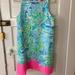 Lilly Pulitzer Dresses | Nwt Lilly Pulitzer Jackie Shift Dress In “Beach Happy” Print, Size M | Color: Blue/Pink | Size: M