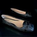 Michael Kors Shoes | Michael Kors Leather Monogram Slip-On Driving Moccasins Shoes | Color: Black/Cream | Size: 7