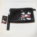 Disney Bags | Mickey Mouse Wristlet Purse | Color: Black/Red | Size: Os